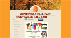 Desktop Screenshot of huntsvillefallfair.com
