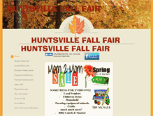 Tablet Screenshot of huntsvillefallfair.com